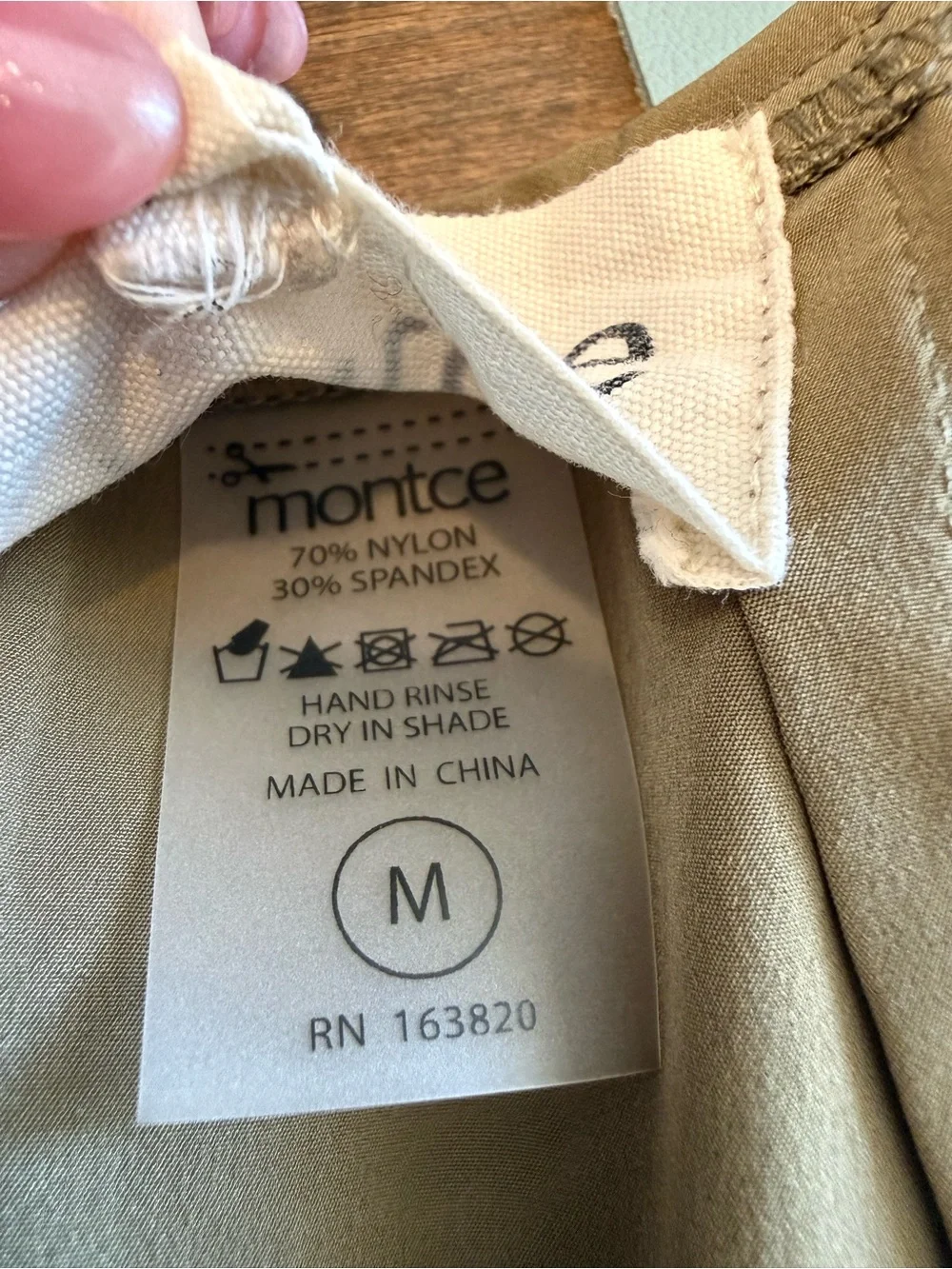 Montce Olive Cargo Mini Skirt – Size M - Picture 9 of 10